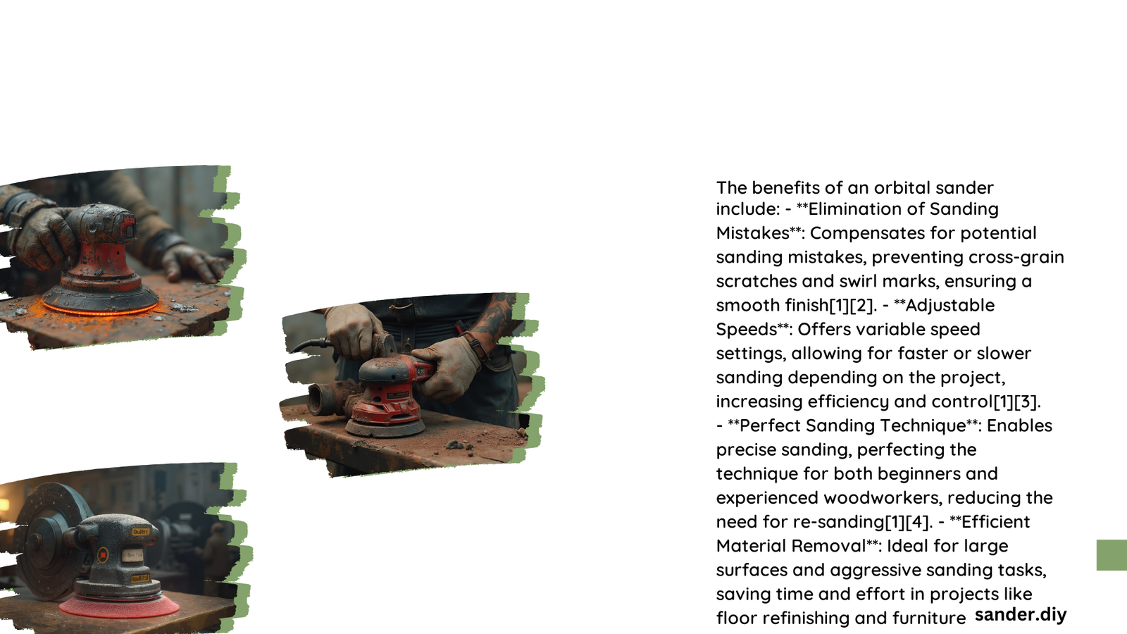 benefits of orbital sander