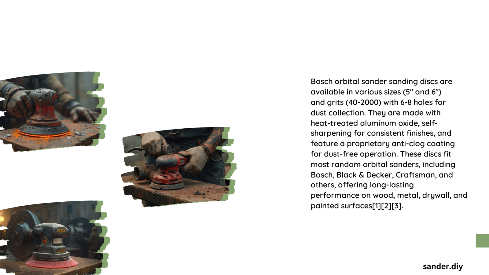bosch orbital sander sanding discs