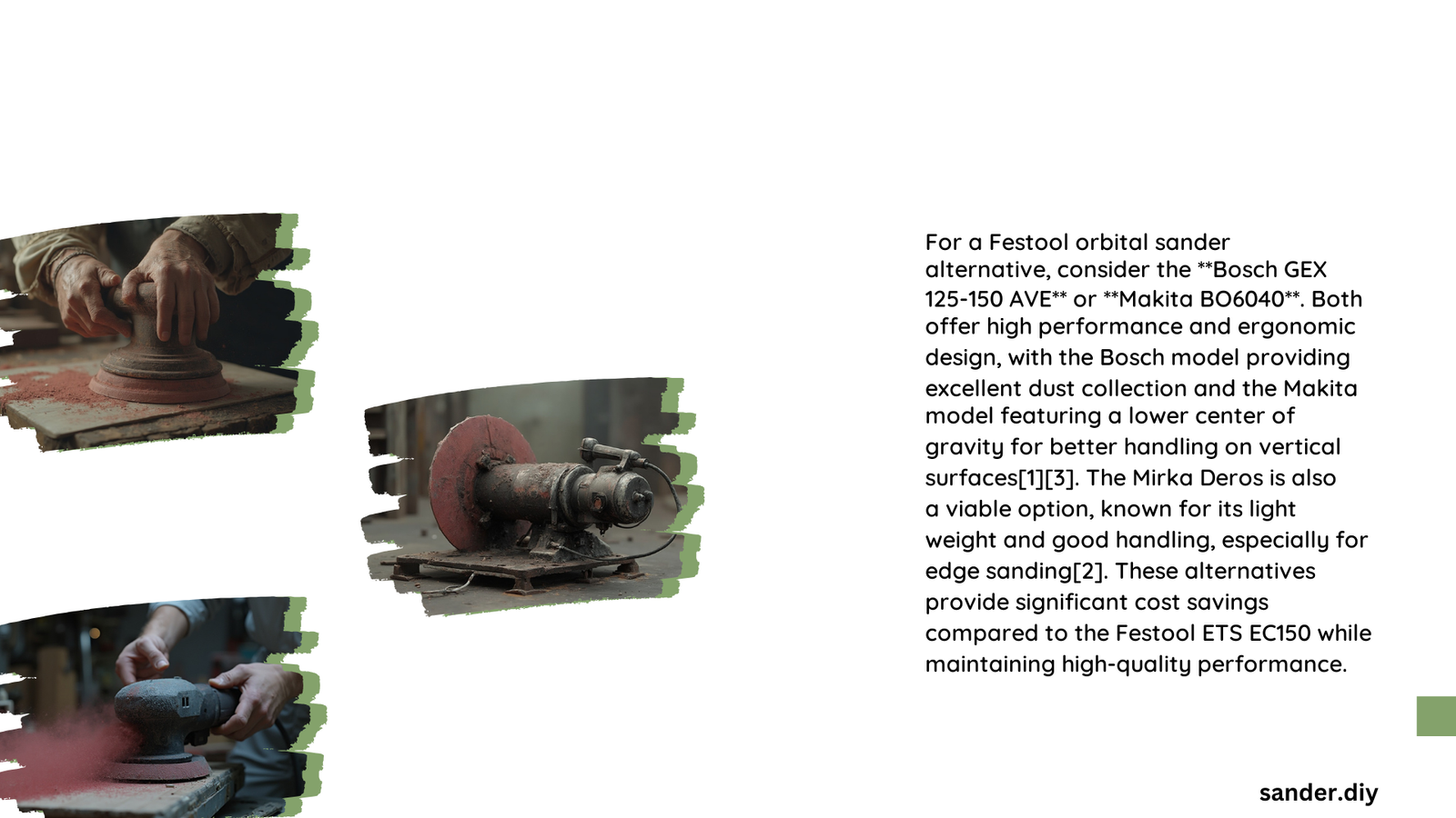 festool orbital sander alternative