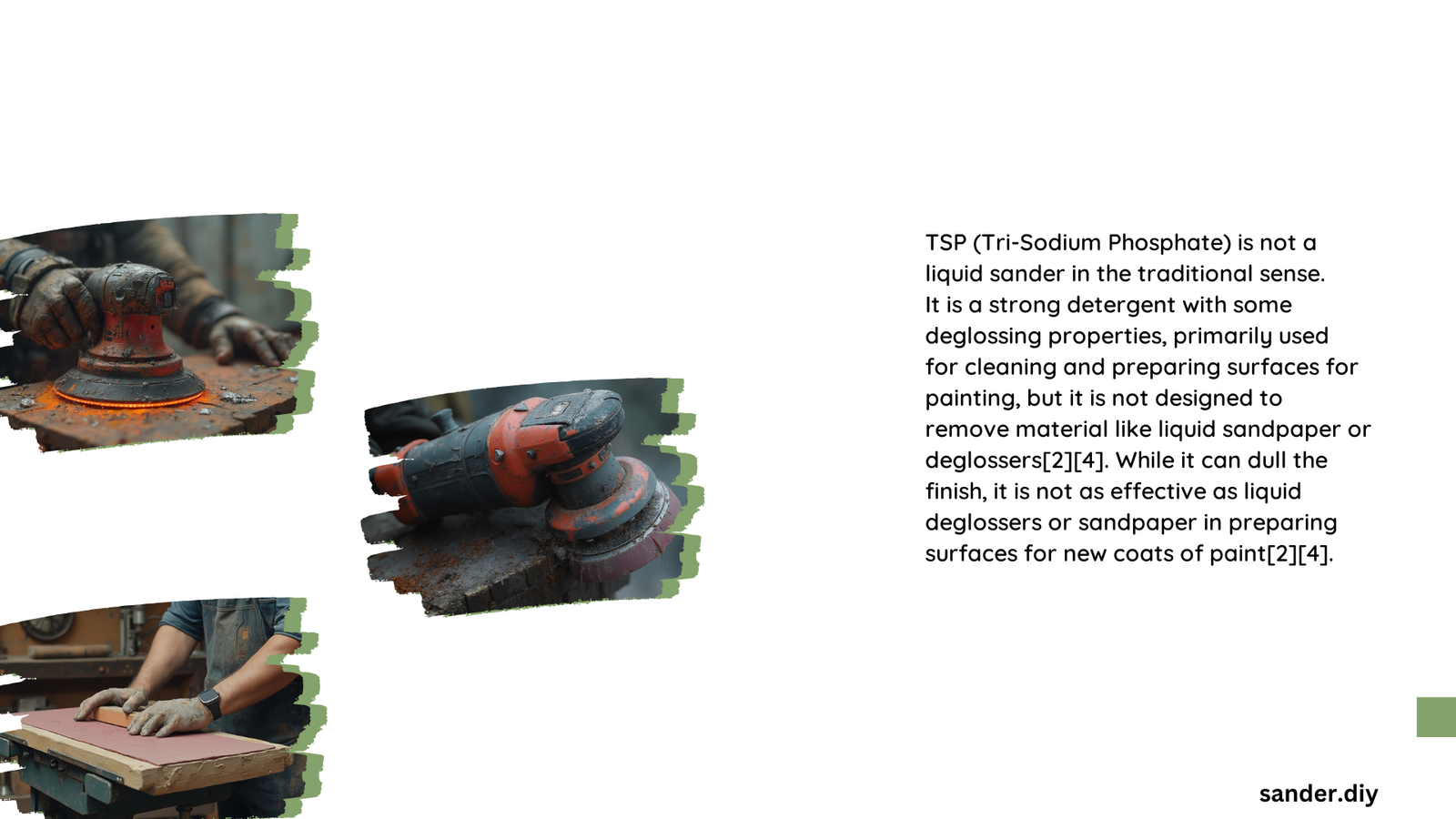 is tsp a liquid sander