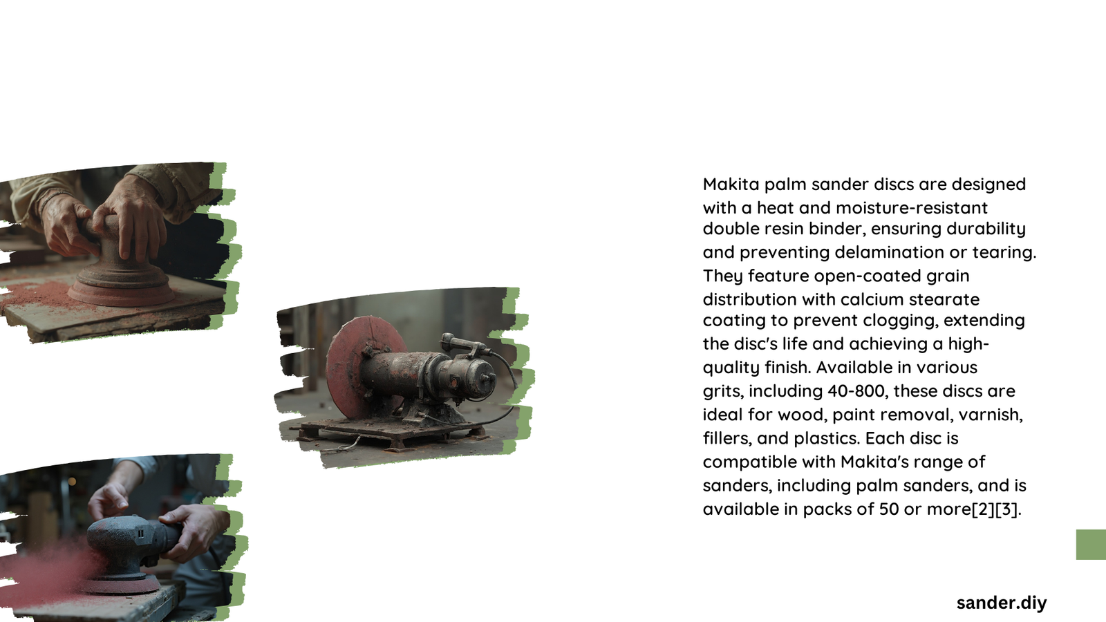 makita palm sander discs