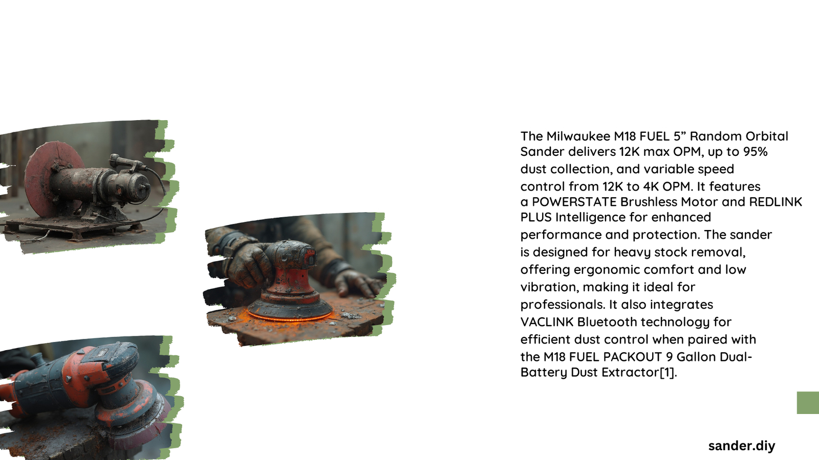 orbital sander milwaukee fuel